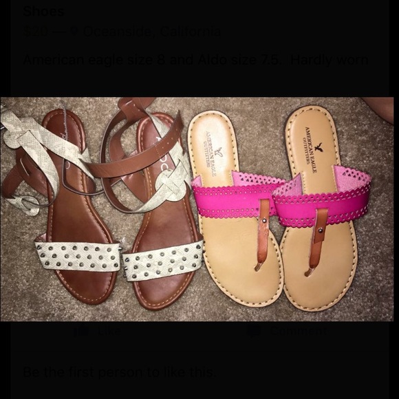 Aldo and American eagle sandals - Picture 1 of 1