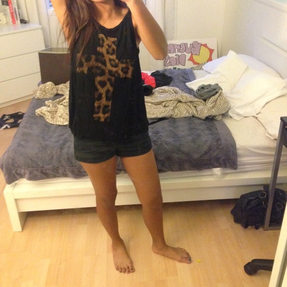 Leopard Print Cross