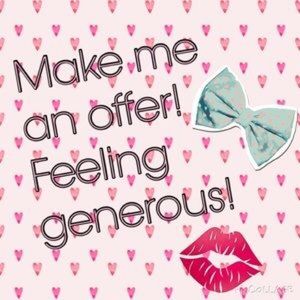 Reasonable offers please 😘