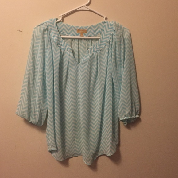 Takara Chevron blouse