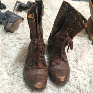 Steve Madden combat boots