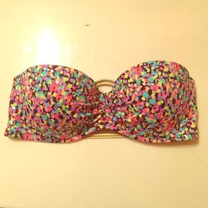Victoria's Secret Multi-Colored Bandeau Swimsuit