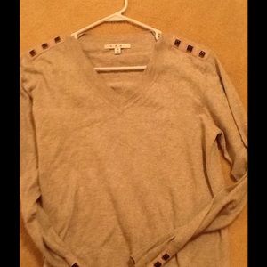 Grey v neck pullover