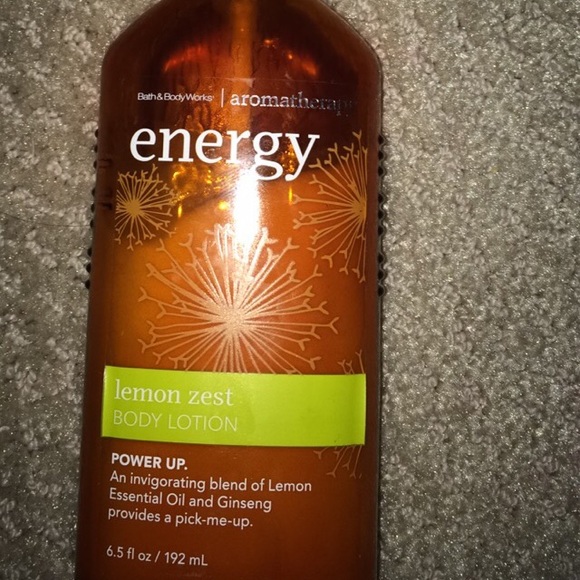Lemon zest energy body lotion