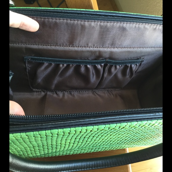 💖Sale💖Miche Green Purse w/Leopard MagneticCover! - Picture 4 of 4