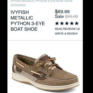 NWT! Sperry Top-Sider - IVYFISH BRUSH TAUPE
