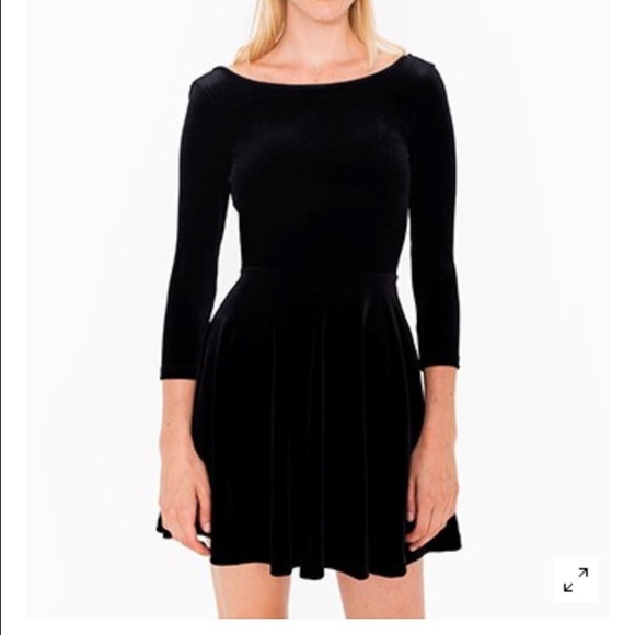 American Apparel Velvet Dress