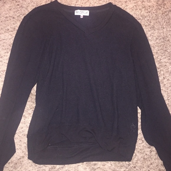 Black wildfox v neck