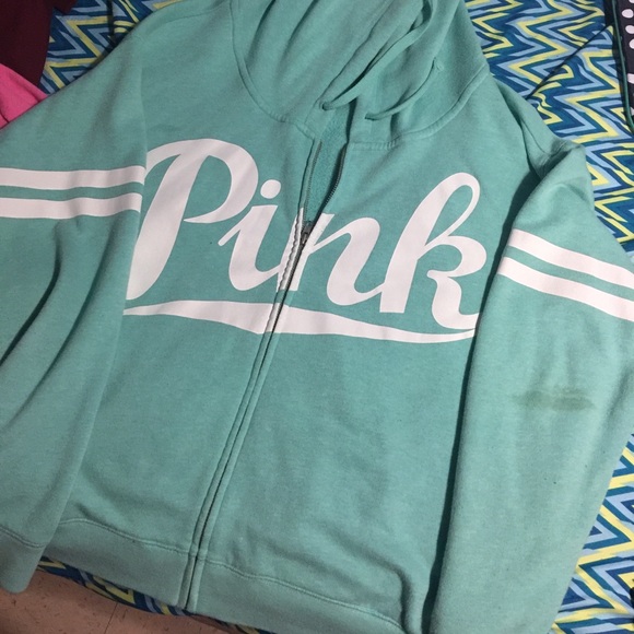 Turquoise hoodie