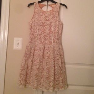 Nude Lace Dress