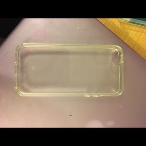 Clear rubber iPhone 5/5s case. Brand new