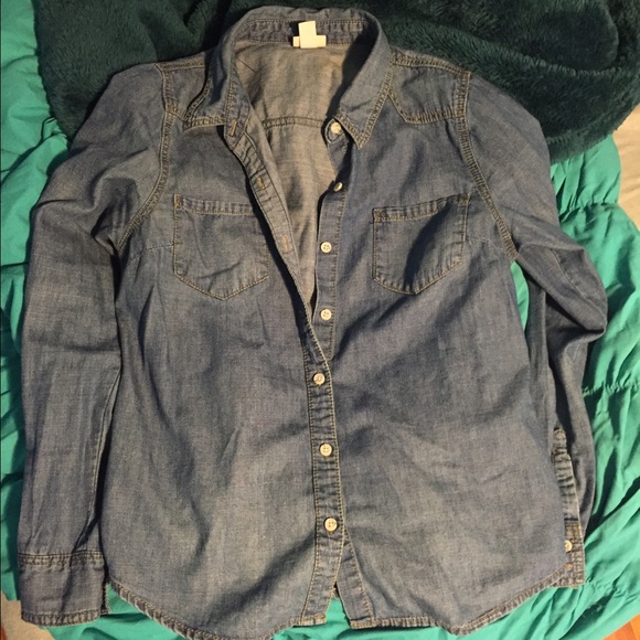 Denim Button Up - Picture 1 of 2