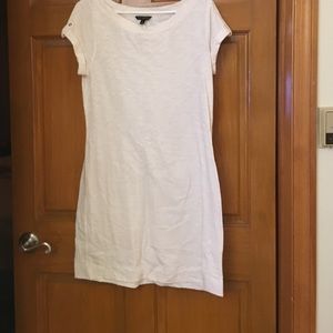 White banana republic tshirt dress