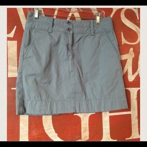 Ann Taylor Loft Chino Skirt (gray)