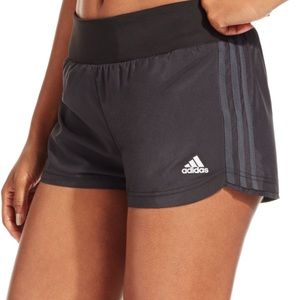 Adidas women's workout shorts in black