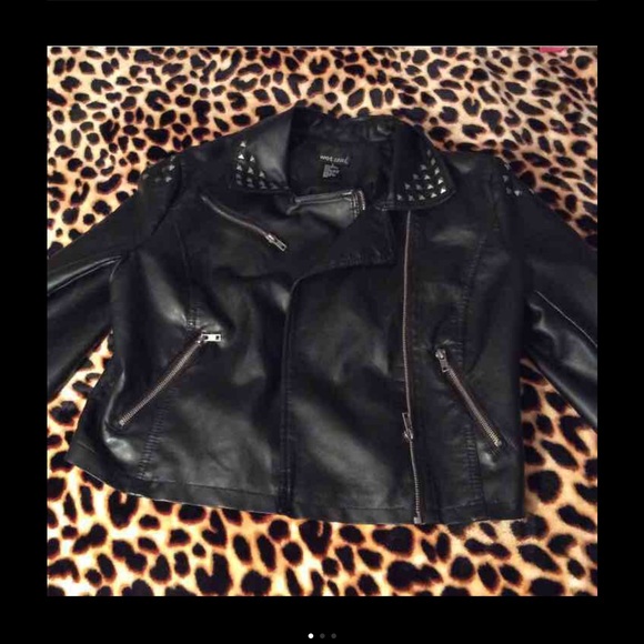 Wet seal studded jacket