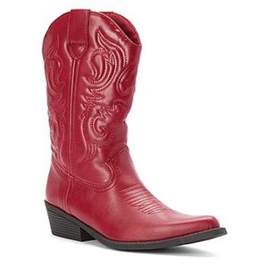 Beautiful Red Cowboy Boots!!