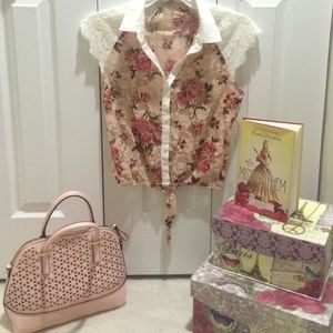 Charolette russe lace shirt