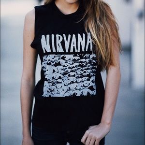 nirvana muscle tee