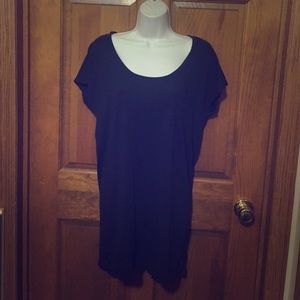 Navy blue t-shirt dress