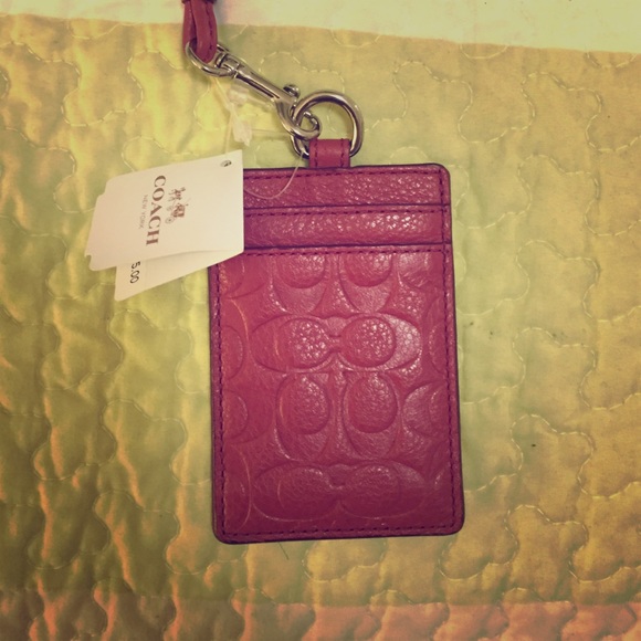 AUTHENTIC Coach ID tag NWT