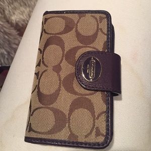 IPhone 5 Case & Card Holder -- Coach