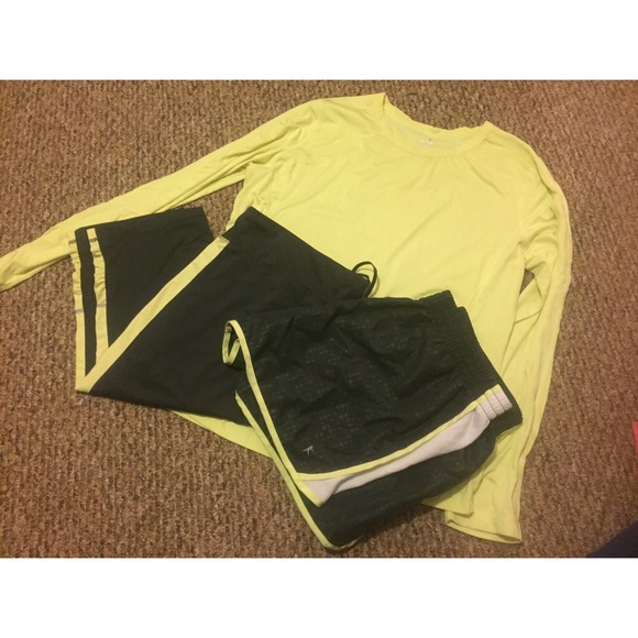 Plus Size Workout Set - Neon