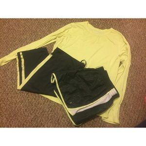 Plus Size Workout Set - Neon