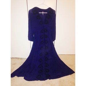Free People "Embroidered Fable Dress"