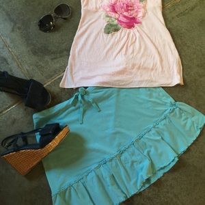 Ann Taylor Loft Ruffle Mini