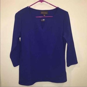 Dana Buchman royal blue Top