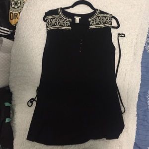 Black Tunic with beautiful design