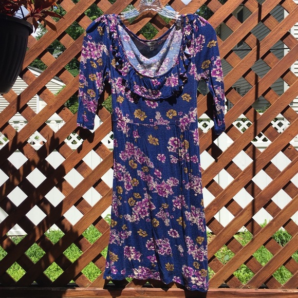 Blue Floral Dress