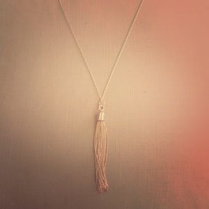 SOLD Long-chain Tassel necklace