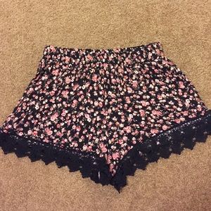 Floral high waisted