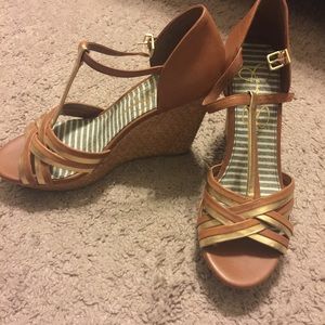 Jessica Simpson wedge sandals - never worn