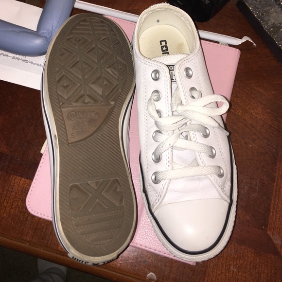 womens all leather converse