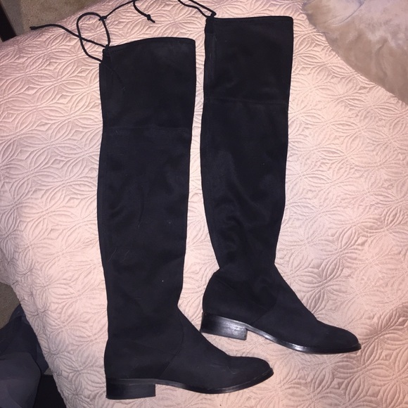Steve Madden suede thigh high boots