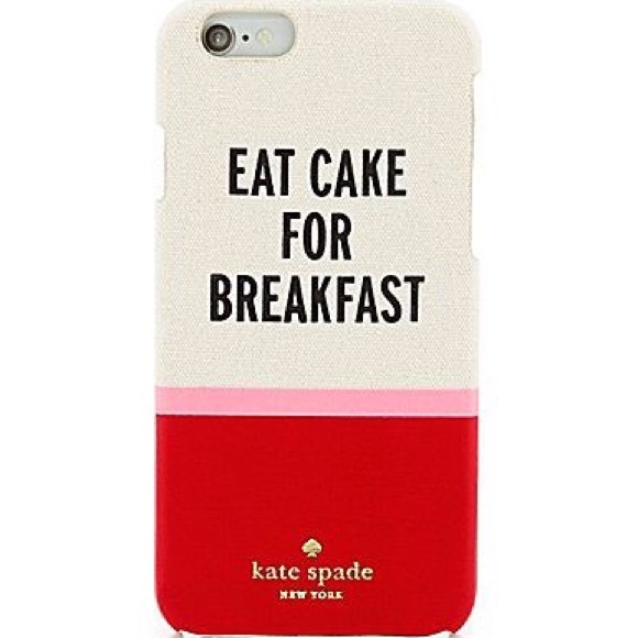 "Eat Cake For Breakfast" Kate Spade phone case