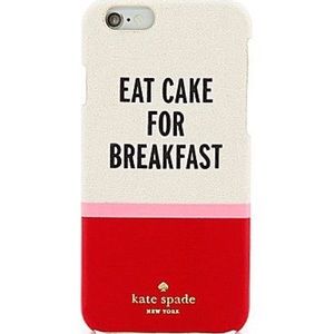 "Eat Cake For Breakfast" Kate Spade phone case
