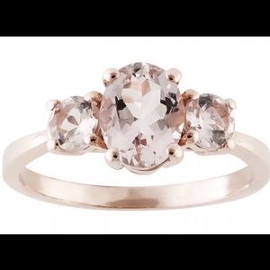Corderosa pink morganite with morganite accents