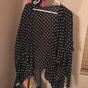 Brandy Melville polka dot kimono