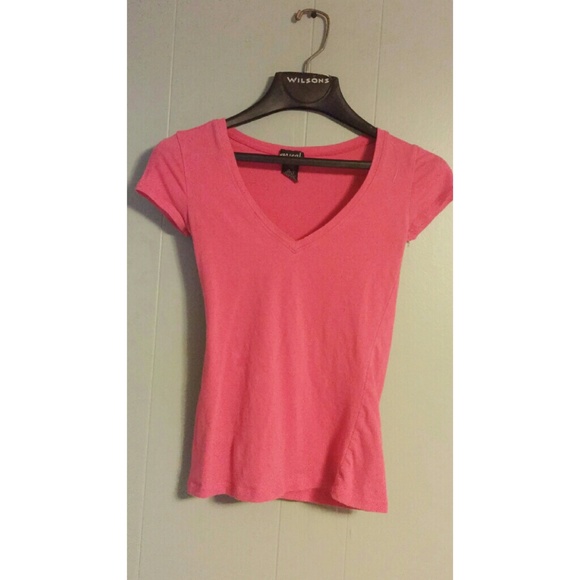 Pink V-neck