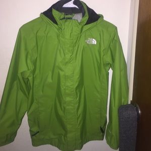Green North face. negotiable deal!