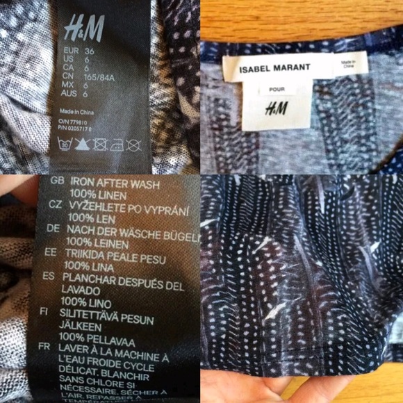 🔹ISABEL MARANT POUR H&M sheer linen top PERFECT🔹 - Picture 4 of 4