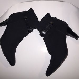 Aigner black ankle boots size 10m excellent.nice