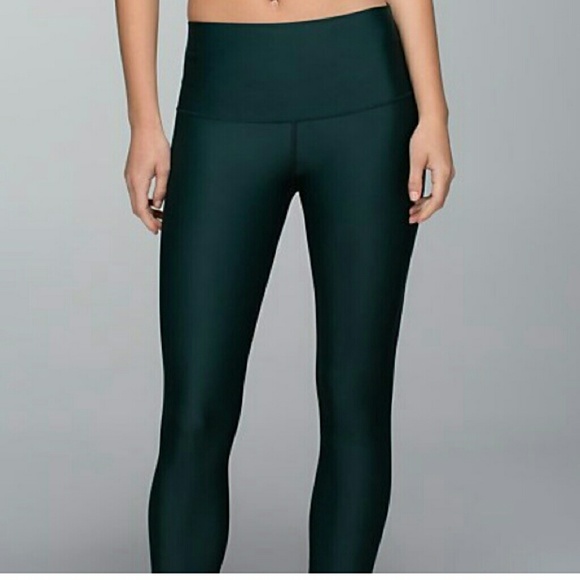 Lululemon Fuel Green Shine High Tights