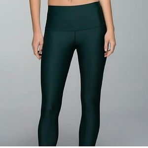 Lululemon Fuel Green Shine High Tights