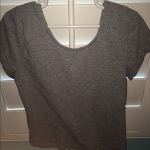 brandy melville gray giselle top FOR HANNAH