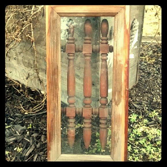 Antique window! 100+ years old, hard wood - Picture 1 of 2